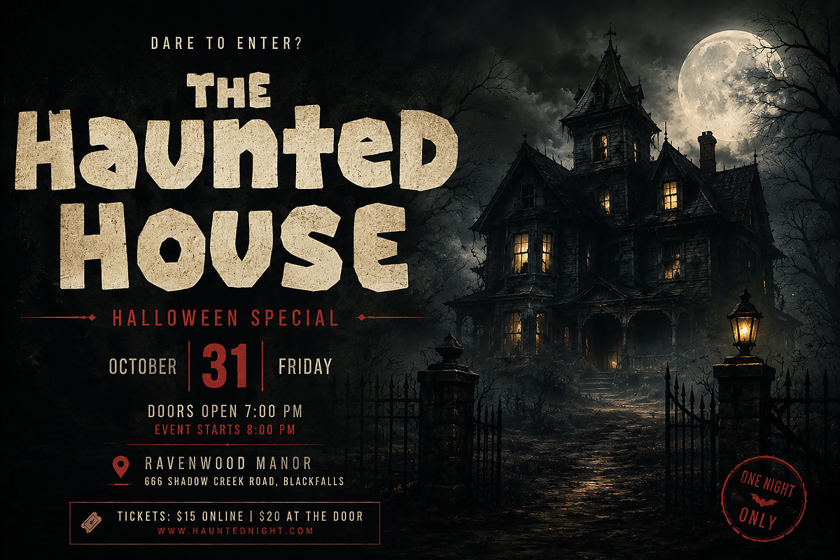 Haunted Block, a Slab Serif Font by Wow Magic (Photo 3 of 6)