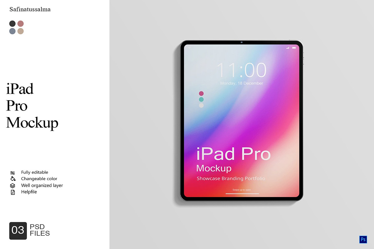 iPad Pro Mockup, a Device Mockup by Sweetdady (Photo 1 of 5)