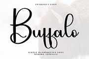 Buffalo, a Handwritten Font by InermediaSTUDIO (Thumbnail 1 of 7)