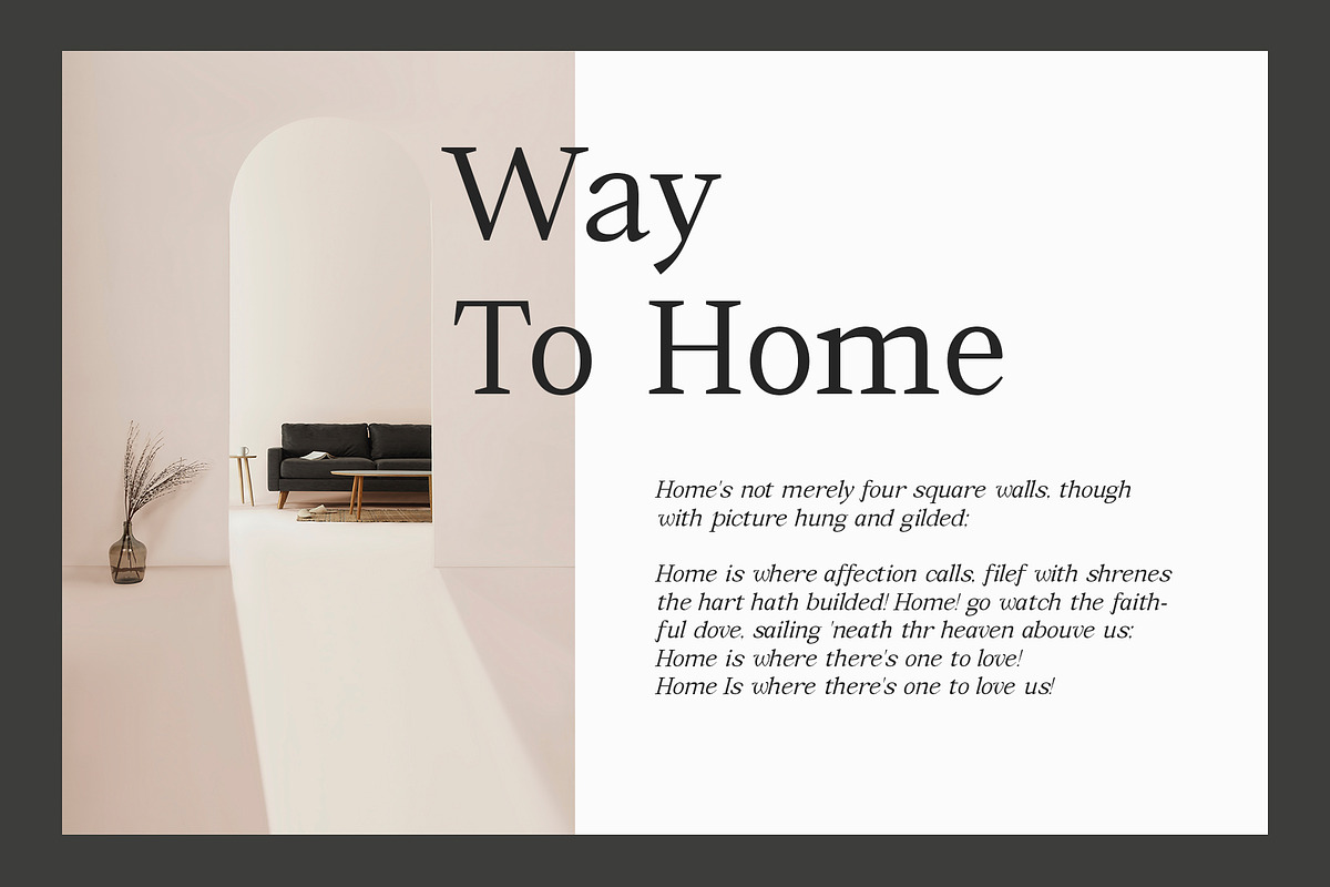 Slanty Display - Serif Typeface, a Serif Font by Mytype Studio