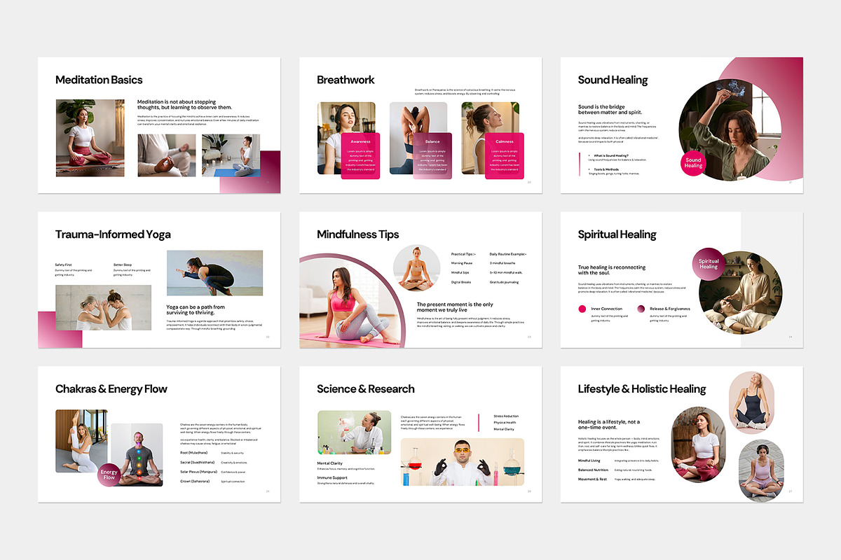 Yoga & Healing Presentation preview 7