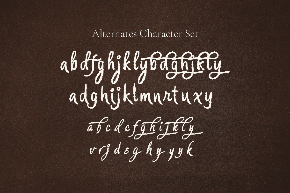 Salentina Rustic Script, a Script Font by Littlehand (Photo 10 of 11)