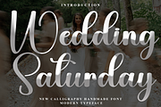 Wedding Saturday, a Handwritten Font by FreshTypeINK (Thumbnail 1 of 8)