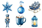 Christmas Blue Clipart PNG, an Illustration by Daily.Designs (Thumbnail 2 of 5)