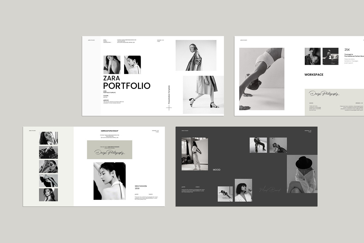 ZARA | Portfolio Presentation, a Presentation Template by Slide-Agency (Photo 2 of 10)