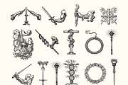 Vintage Occult Engravings Vector, an Object Illustration by DreamoraArt (Thumbnail 5 of 11)