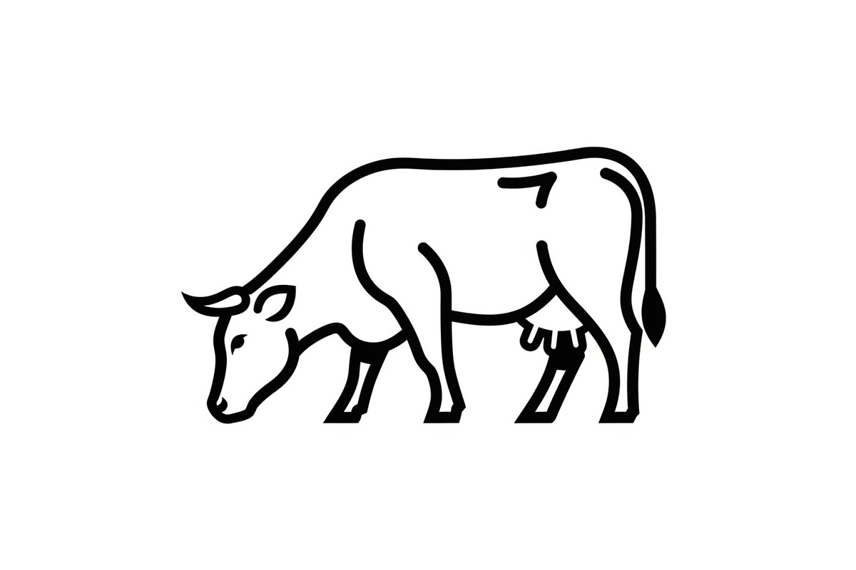 Farm Cow Silhouette Vector Bundle, an Illustration by Designs_River (Photo 38 of 51)