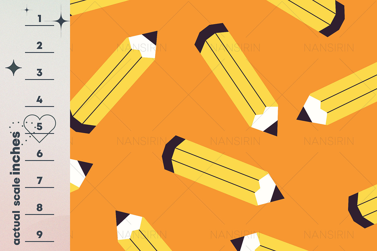 Teacher Seamless Pattern Set, a Pattern Graphic by Nansirins Studio (Photo 7 of 9)