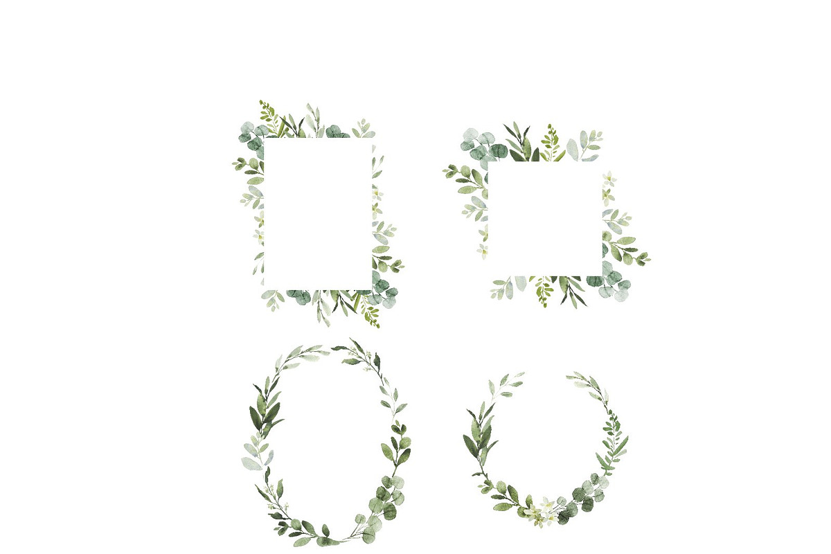 Eucalyptus foliage clipart, a Decorative Illustration by AnnelyBlooms (Photo 3 of 6)