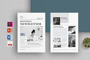 Newsletter | MS Word & Indesign, a Brochure Template by obayes (Thumbnail 1 of 6)