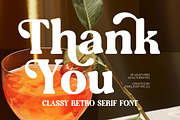 Regina Morise Classy Retro Serif, a Serif Font by timelesstype.co (Thumbnail 20 of 20)
