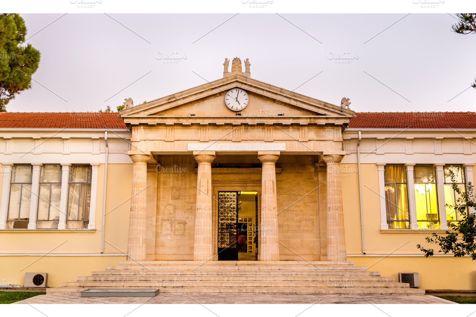 View of the Town Hall of Paphos - Cyprus, an Architecture Photo by Leonid Andronov