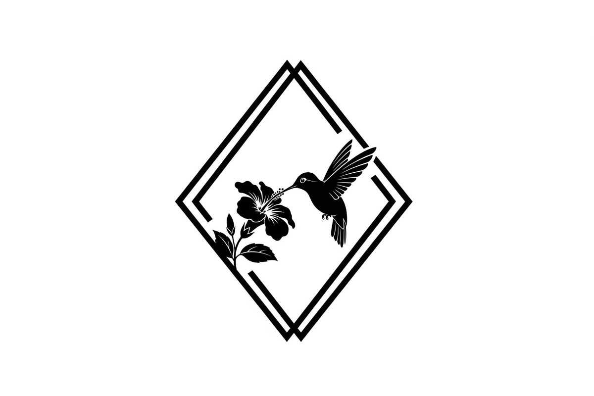 Hummingbird Flower Design Bundle, an Illustration by Designs_River (Photo 31 of 31)