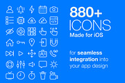 Icon bundle – Made for iOS, an Outline Icon by IconUncle (Thumbnail 1 of 7)
