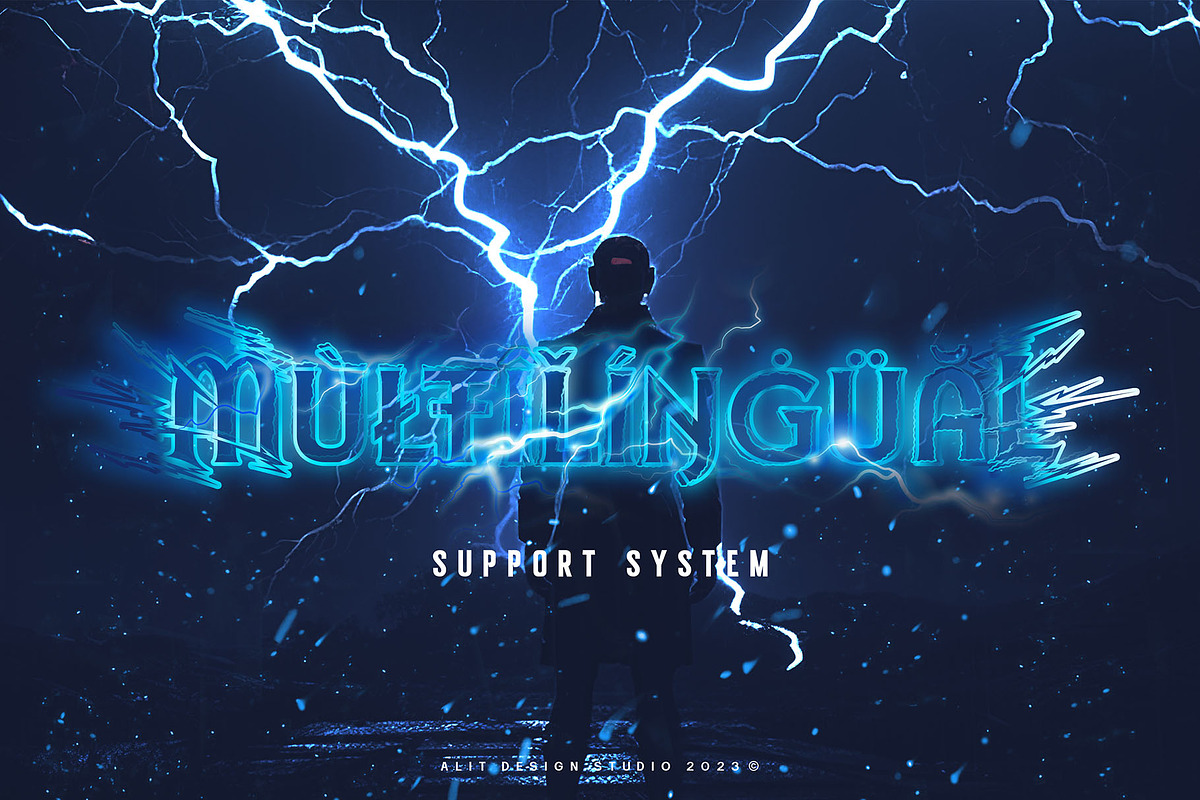Electrone Superhero Font, a Sans Serif Font by alit design (Photo 13 of 21)