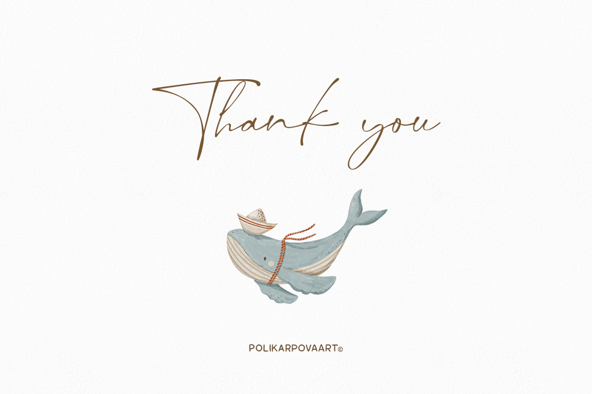 Sea Voyage. Kids graphic collection, an Animal Illustration by polikarpovaart (Photo 9 of 9)