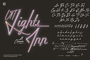 UT Lights Inn - A Retro Script, a Script Font by Universitype (Thumbnail 2 of 7)