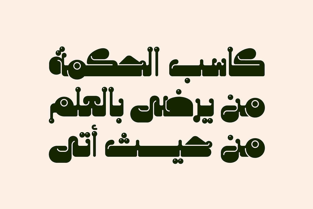 Salasah - Arabic Font, a Script Font by Mostafa El Abasiry (Photo 10 of 15)