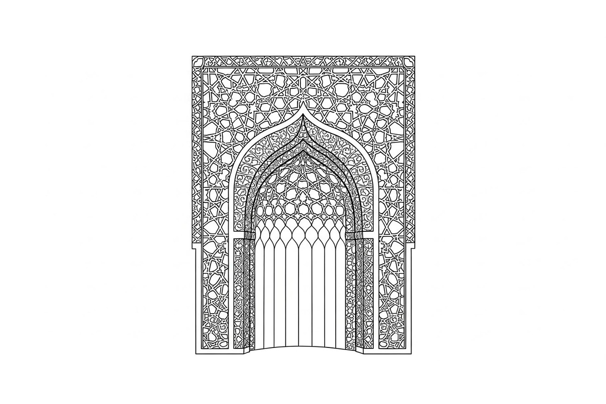 Islamic Arch Window Mandala Bundle, an Illustration by Artivon (Photo 18 of 45)