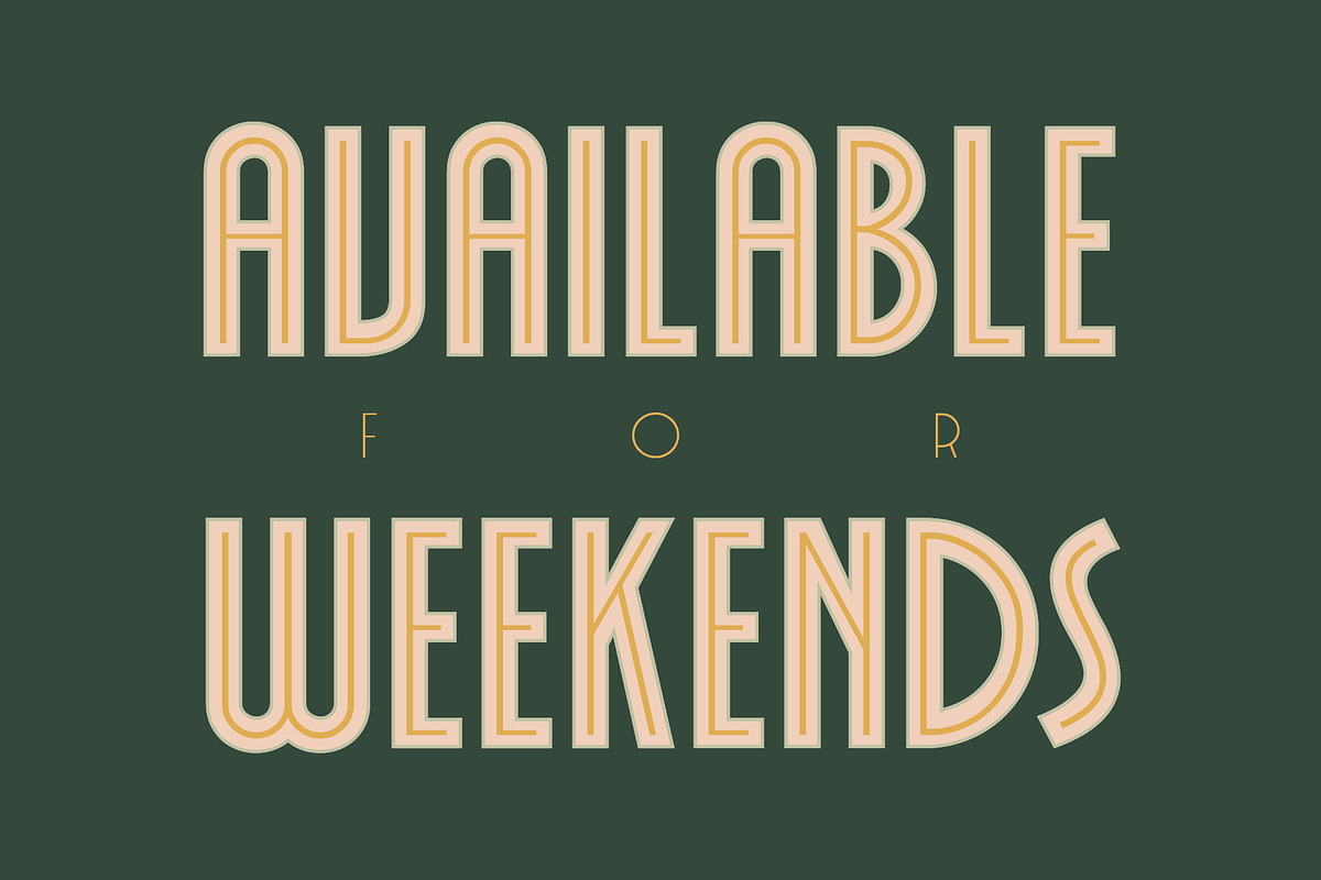 ED Algirosa - Decorative Font, a Sans Serif Font by Emyself Design (Photo 3 of 10)