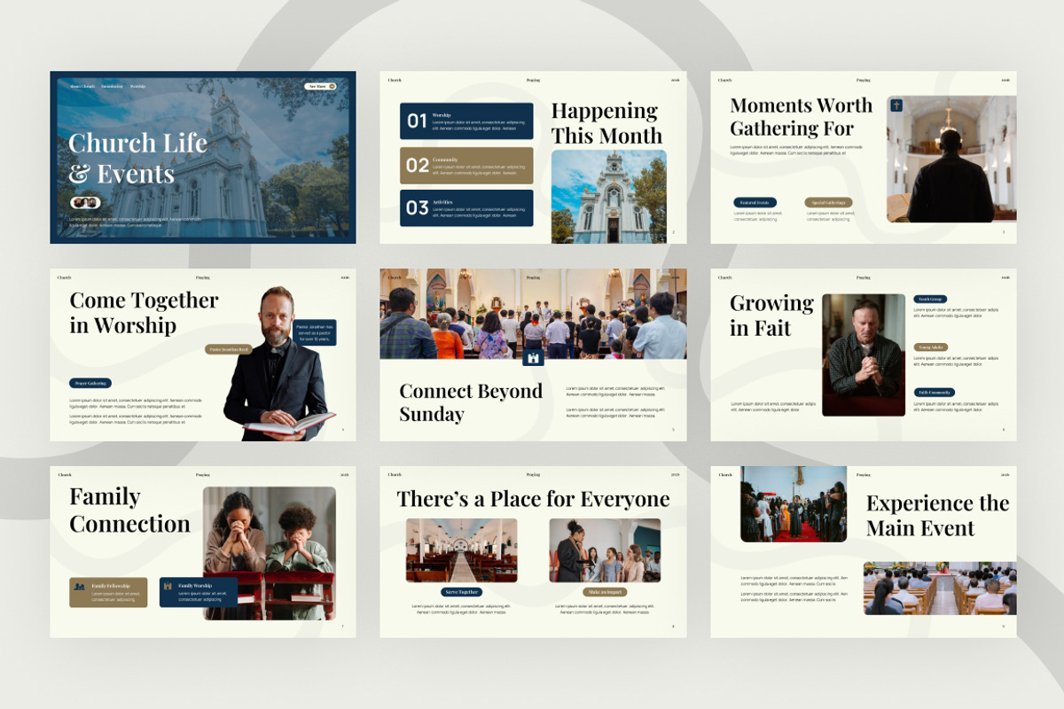 Church Events & Activities, a Presentation Template by Loin Studio (Photo 3 of 4)