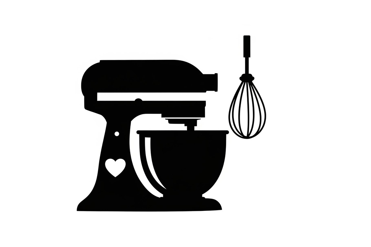 Kitchen Stand Mixer Silhouette Bundl, an Illustration by Gaye Art (Photo 26 of 31)