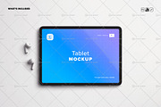 iPad Mockup (11inch) with Earphones, a Product Mockup by Custom Scene (Thumbnail 8 of 8)