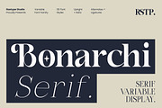 Bonarchi - Family Font, a Serif Font by Rastype (Thumbnail 1 of 10)