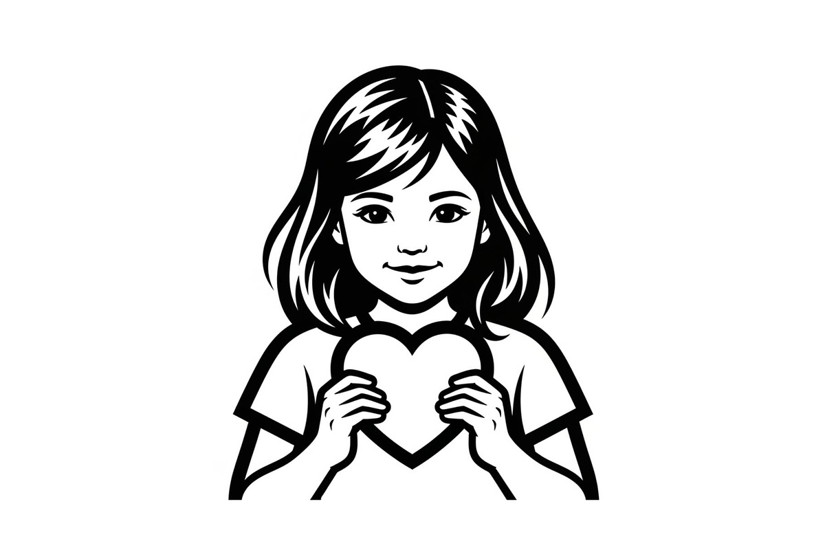 Cute Love Girl Silhouette Bundle, an Illustration by Designs_River (Photo 4 of 53)