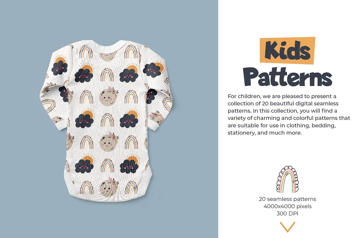 Boho Rainbow collection for kids, an Object Illustration by AnnArt (Photo 4 of 8)