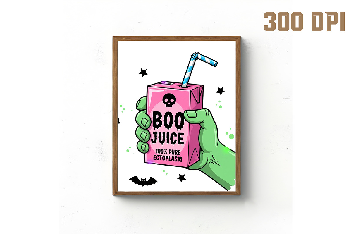 Boo Juice Halloween PNG – Funny Ghos, an Illustration by Libby Wishes (Photo 2 of 6)