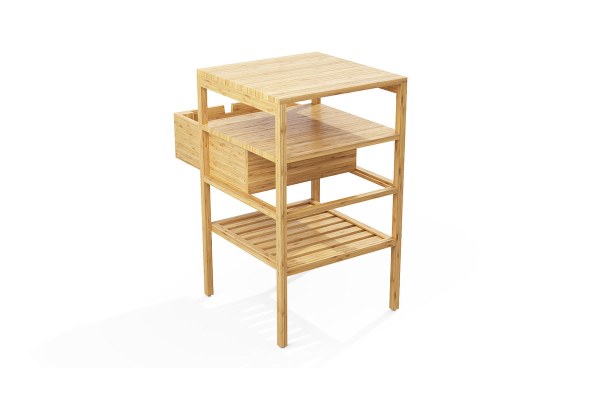 Bedside Table - IKEA NORDKISA, a Furniture 3D Model by 3DCargo (Photo 14 of 26)