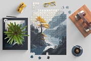 Dye sublimation Puzzle Mockup 16x20, a Household Mockup by GraphicVil (Thumbnail 6 of 9)