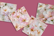 Spring Cherry Bloom Patterns Set, a Pattern Graphic by LoveDesignShop (Thumbnail 4 of 7)
