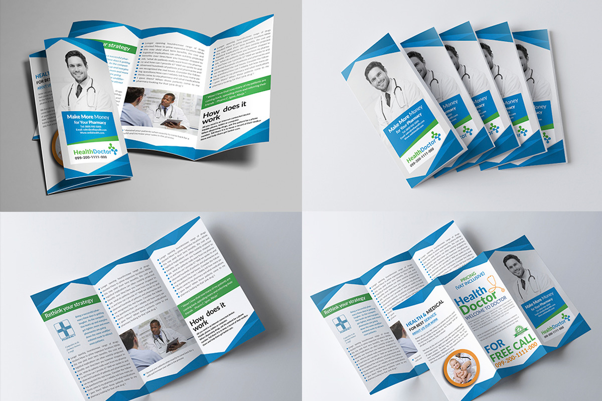 30-Trifold Brochure Bundle, a Brochure Template by AfzaalGraphics (Photo 4 of 31)