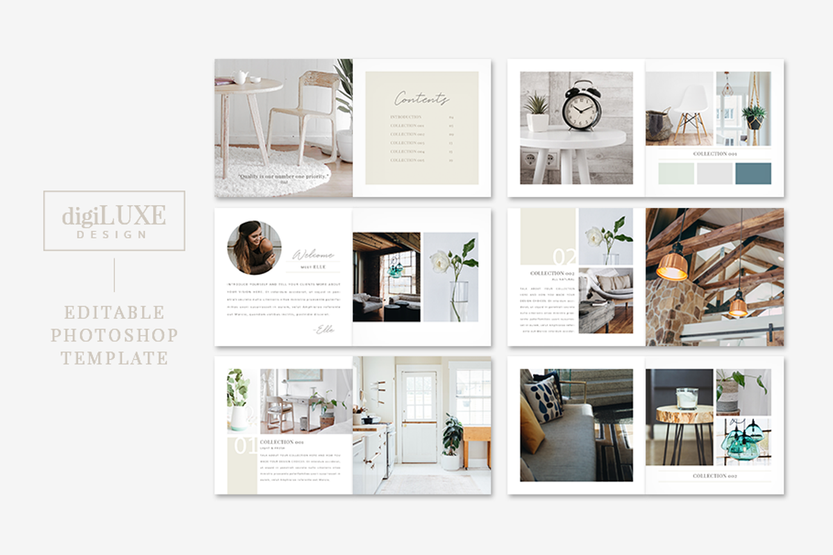 Modern Interior Design Lookbook, a Magazine Template by Digiluxe (Photo 4 of 5)