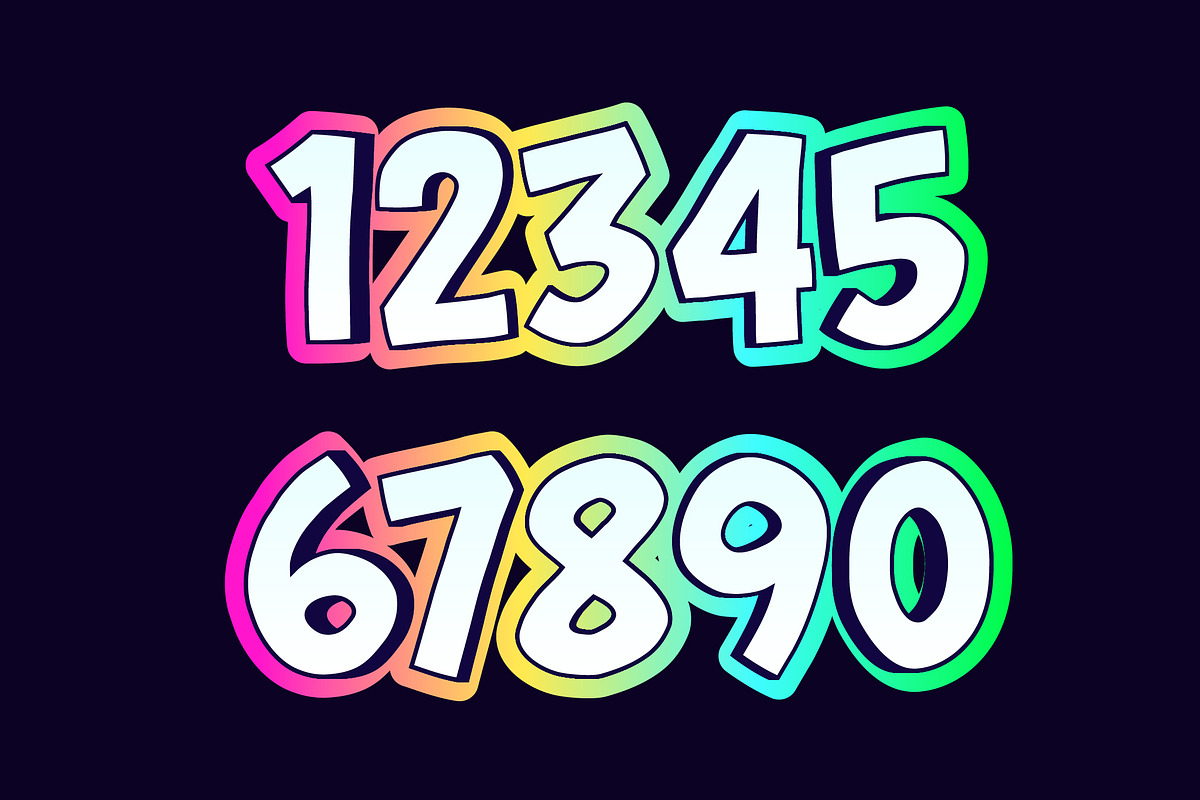 Rainbow Playful Cartoon Text Effect preview 2