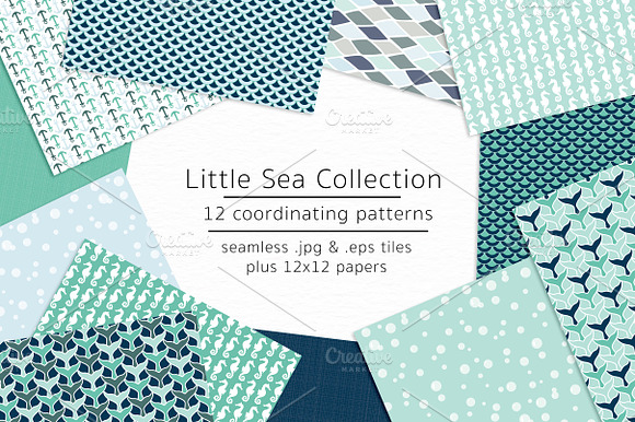 Little Sea - vector & jpg preview 3