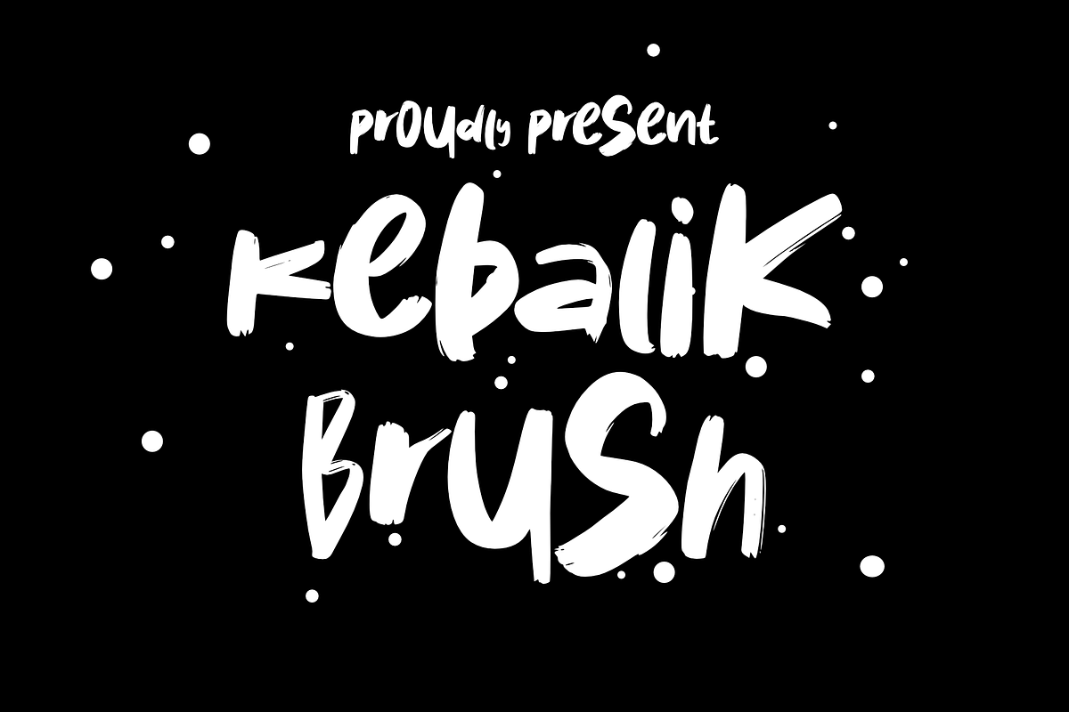Kebalik Brush, a Font by Dumadistyle (Photo 1 of 7)