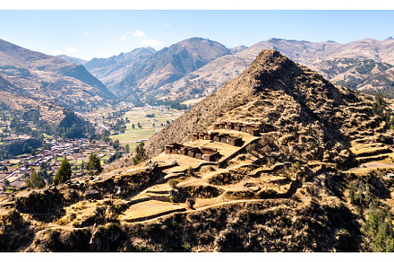 Machu Pitumarca ancient Inca town in, an Architecture Photo by Leonid Andronov