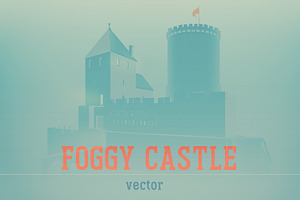 Foggy castle