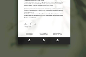 Minimal Letterhead