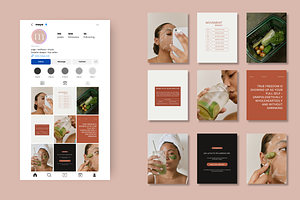 Instagram Mockup for Canva 4:5 Vol2