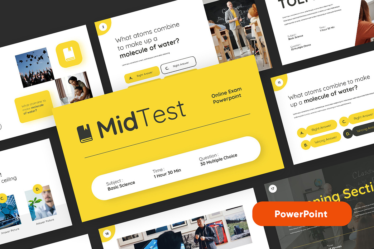 MidTest - Education Powerpoint, a Presentation Template by rgbryand (Photo 1 of 9)