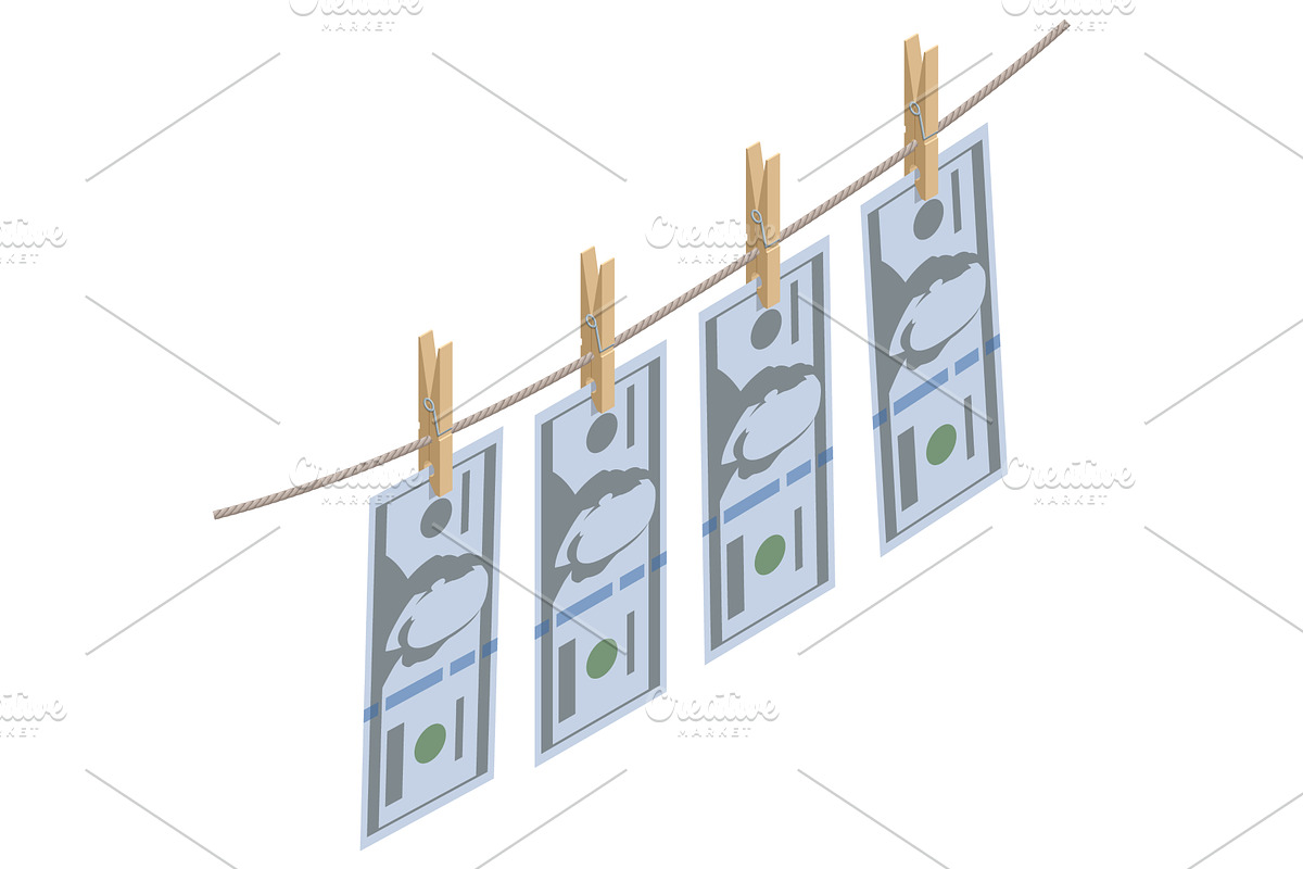 Isometric vector illustration of, a Finance Illustration by Golden Sikorka