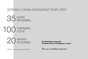 Gray Instagram CANVA TemplateN11