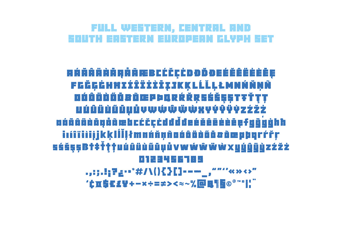 Roller - rough style big impact font, a Font by Little Type Factory