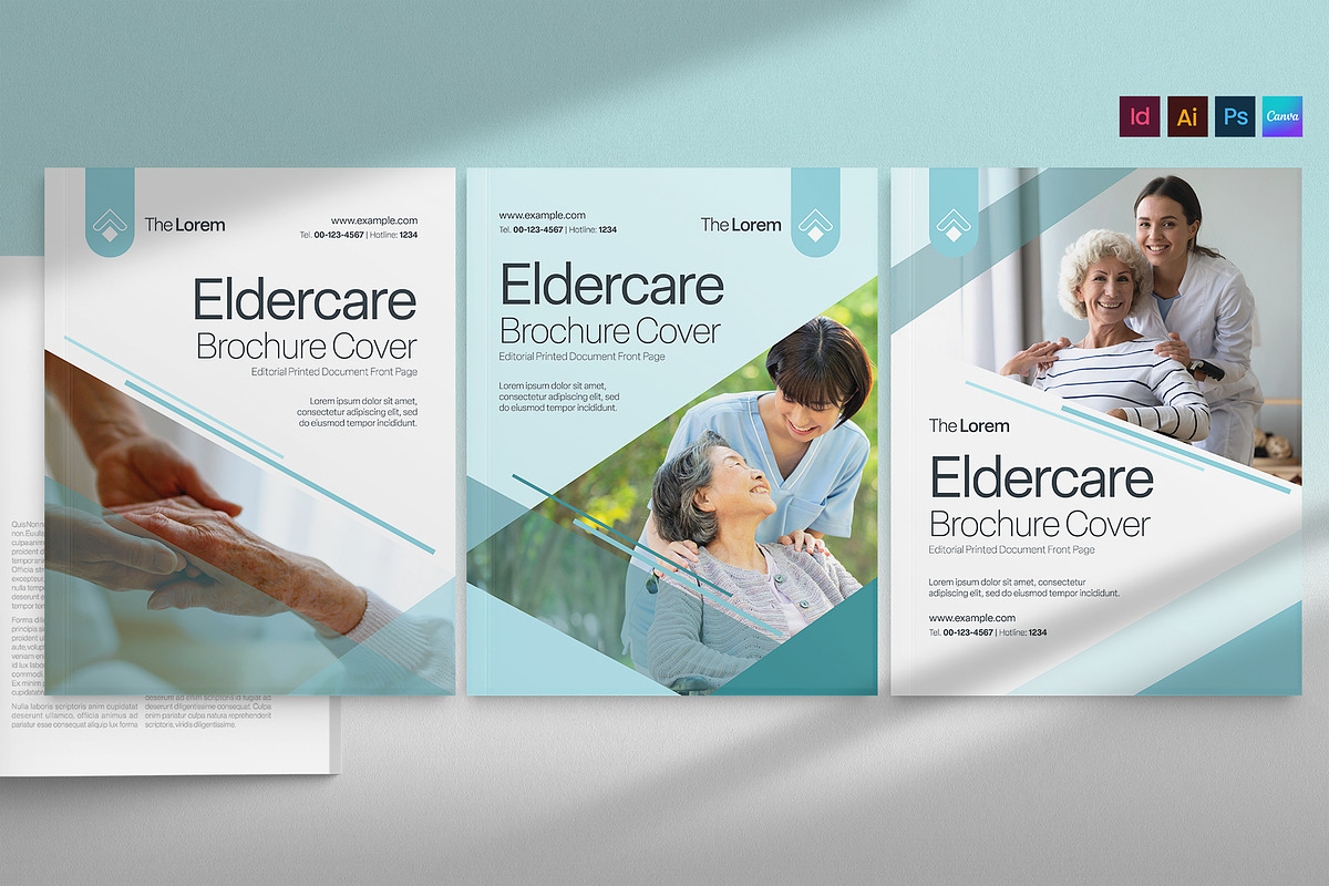 Eldercare Brochure Cover Template, a Brochure Template by BrandPacks (Photo 1 of 6)