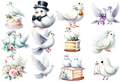 Wedding Doves Clipart, an Illustration by Designworld (Thumbnail 2 of 5)