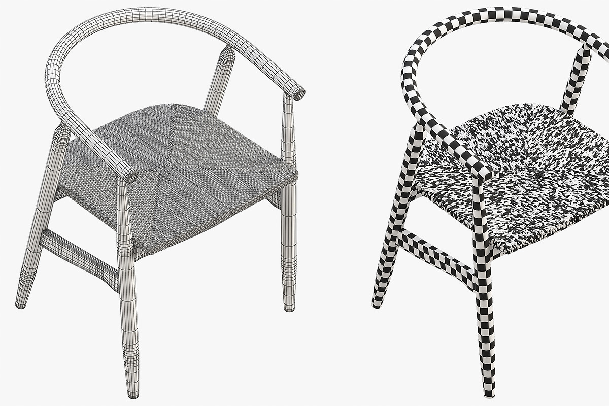 Joybird Rayne Dining Chair 2 options, a Furniture 3D Model by 3dmitruk (Photo 24 of 24)